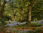 Benjamin Williams Leader  - Bilder Gemälde - Blue Bells