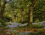 Benjamin Williams Leader  - Bilder Gemälde - Blue Bells