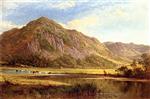 Benjamin Williams Leader  - Bilder Gemälde - Derwent Water, Cumberland
