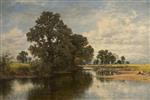 Benjamin Williams Leader  - Bilder Gemälde - Green Pastures and Still Waters