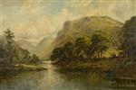 Benjamin Williams Leader  - Bilder Gemälde - In a Welsh Valley near Betws-y-Coed