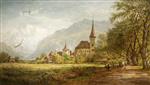 Benjamin Williams Leader  - Bilder Gemälde - Interlaken