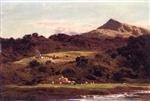 Benjamin Williams Leader  - Bilder Gemälde - Moel Siabod from the Llugwy below Capel Curig