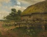 Benjamin Williams Leader  - Bilder Gemälde - On a Worcestershire Farm