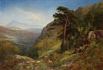 Benjamin Williams Leader  - Bilder Gemälde - On the Hills above Betws-y-Coed