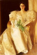 Anders Zorn - paintings - Portrait Of Mrs. Eben Richards