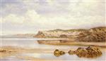 Benjamin Williams Leader  - Bilder Gemälde - The Incoming Tide, Porth Newquay