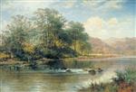 Benjamin Williams Leader  - Bilder Gemälde - The Stream in Summertime