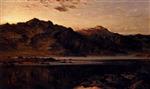Benjamin Williams Leader  - Bilder Gemälde - When The West With Evening Glows