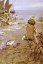 Anders Zorn - Bilder Gemälde - Fiskmarknad