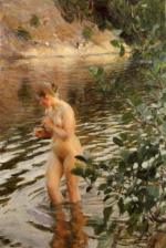 Anders Zorn - Bilder Gemälde - Frileuse