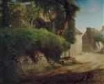 Jean Francois Millet - Bilder Gemälde - Millet's Family Home at Gruchy