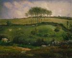 Jean Francois Millet  - Bilder Gemälde - Pasture Near Cherbourg