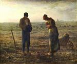 Jean Francois Millet  - Bilder Gemälde - The Angelus