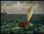 Jean Francois Millet  - Bilder Gemälde - The Fishing Boat