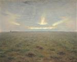 Jean Francois Millet  - Bilder Gemälde - The Horizon