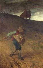 Jean Francois Millet  - Bilder Gemälde - The Sower