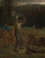 Jean Francois Millet  - Bilder Gemälde - The Woodchopper