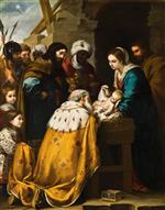 Bartolome Esteban Perez Murillo  - Bilder Gemälde - Adoration of the Magi