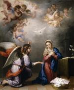 Bartolome Esteban Perez Murillo  - Bilder Gemälde - Annunciation