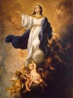 Bartolome Esteban Perez Murillo  - Bilder Gemälde - Assumption of the Virgin