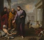 Bartolome Esteban Perez Murillo  - Bilder Gemälde - Christ Healing a Paralytic at the Pool of Bethesda