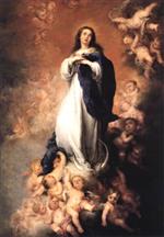 Bartolome Esteban Perez Murillo  - Bilder Gemälde - Immaculate Conception