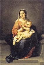 Bartolome Esteban Perez Murillo  - Bilder Gemälde - Madonna and Child