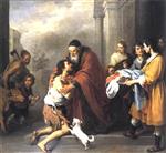 Bartolome Esteban Perez Murillo  - Bilder Gemälde - Return of the Prodigal Son