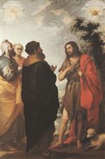 Bartolome Esteban Perez Murillo  - Bilder Gemälde - Saint John the Baptist with the Scribes and Pharisees