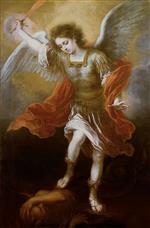 Bartolome Esteban Perez Murillo  - Bilder Gemälde - The Archangel Michael