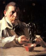 Anders Zorn - Bilder Gemälde - Selbstportrait