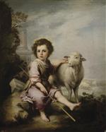 Bartolome Esteban Perez Murillo  - Bilder Gemälde - The Good Shepherd