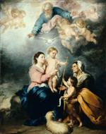 Bartolome Esteban Perez Murillo  - Bilder Gemälde - The Holy Family