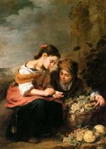 Bartolome Esteban Perez Murillo  - Bilder Gemälde - The Little Fruit Seller