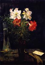 Lesser Ury - Bilder Gemälde - Amaryllis