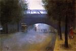 Lesser Ury - Bilder Gemälde - Charing Cross, London