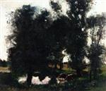 Lesser Ury  - Bilder Gemälde - Landscape