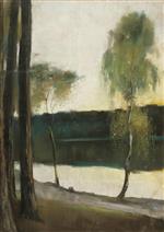 Lesser Ury  - Bilder Gemälde - Landscape-2