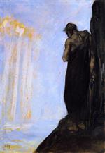 Lesser Ury  - Bilder Gemälde - Moses on Mount Nebo Looking at the Promised Land