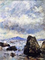 Bild:Rocky Shore at Capri