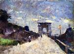 Lesser Ury  - Bilder Gemälde - The Titus Arch in Rome