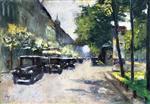 Lesser Ury  - Bilder Gemälde - Unter den Linden