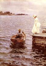 Anders Zorn  - Bilder Gemälde - Sommerfrische