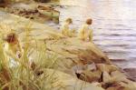 Anders Zorn  - Bilder Gemälde - Draußen