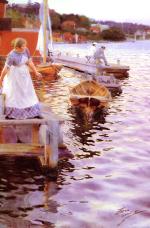 Anders Zorn  - Bilder Gemälde - Wellenschlag