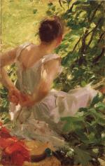 Anders Zorn  - Peintures - Femmes s´habillant