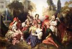 Franz Xavier Winterhalter  - Bilder Gemälde - The Decameron