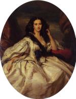 Franz Xavier Winterhalter  - paintings - Wienczyslawa Barczewska, Madame de Jurjewicz