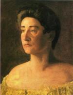 Thomas Eakins - Bilder Gemälde - Portrait von Mrs. Leigo